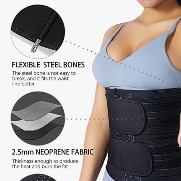 Neoprene Waist Trainer for Women Slimming Body Shaper Waist Trimmer Cincher Swea main image 5